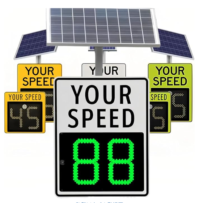 SolarGuard Solar Radar Speed Sign